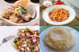 quattro piatti tipici sardi