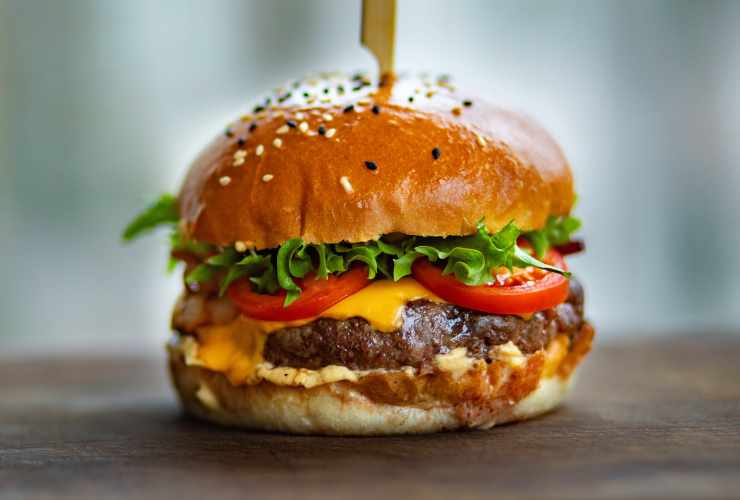 panino hamburger ripieno