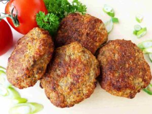 polpette fritte con prezzemolo
