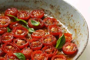 Pomodori in padella con erbe aromatiche