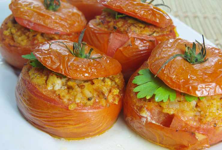 pomodori ripisni di riso cotti