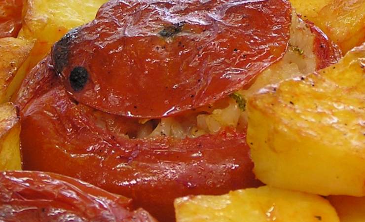 Pomodoro di riso con le patate