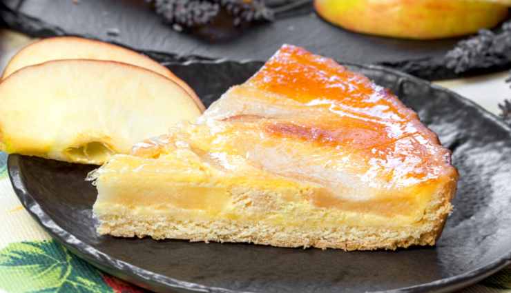 fetta di torta di mele