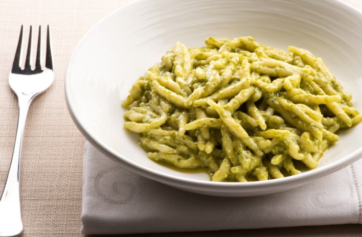 trofie al pesto cremose