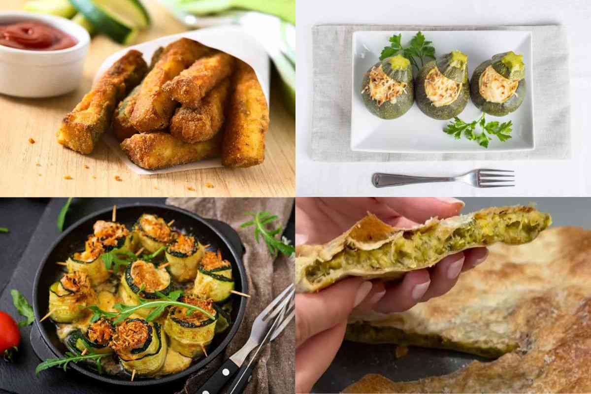 diverse ricette con le zucchine