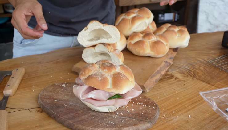 rosette con mortadella