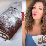 rotolo senza cottura e floriana di tuorlo rosso