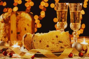 panettone e spumante