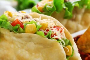 tacos ripieno di verdure