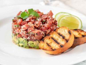 tartare di tonno con avocado