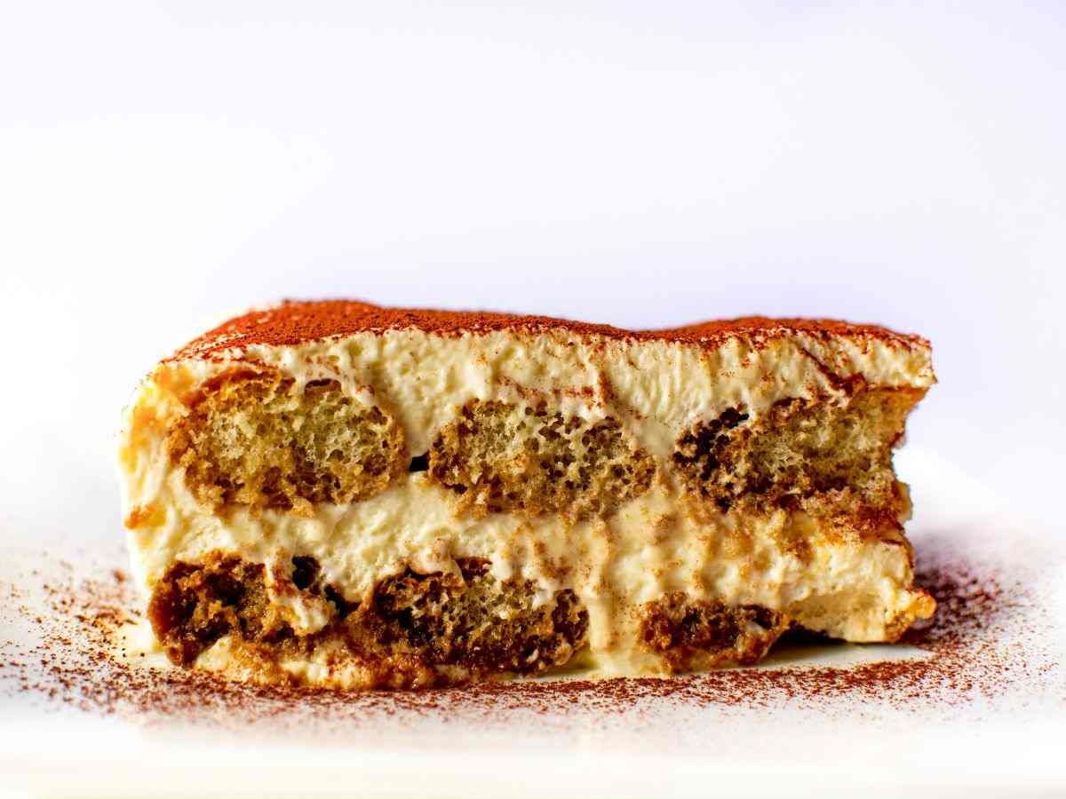 tiramisù in primo piano
