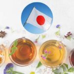 tisane e bandiera giappone