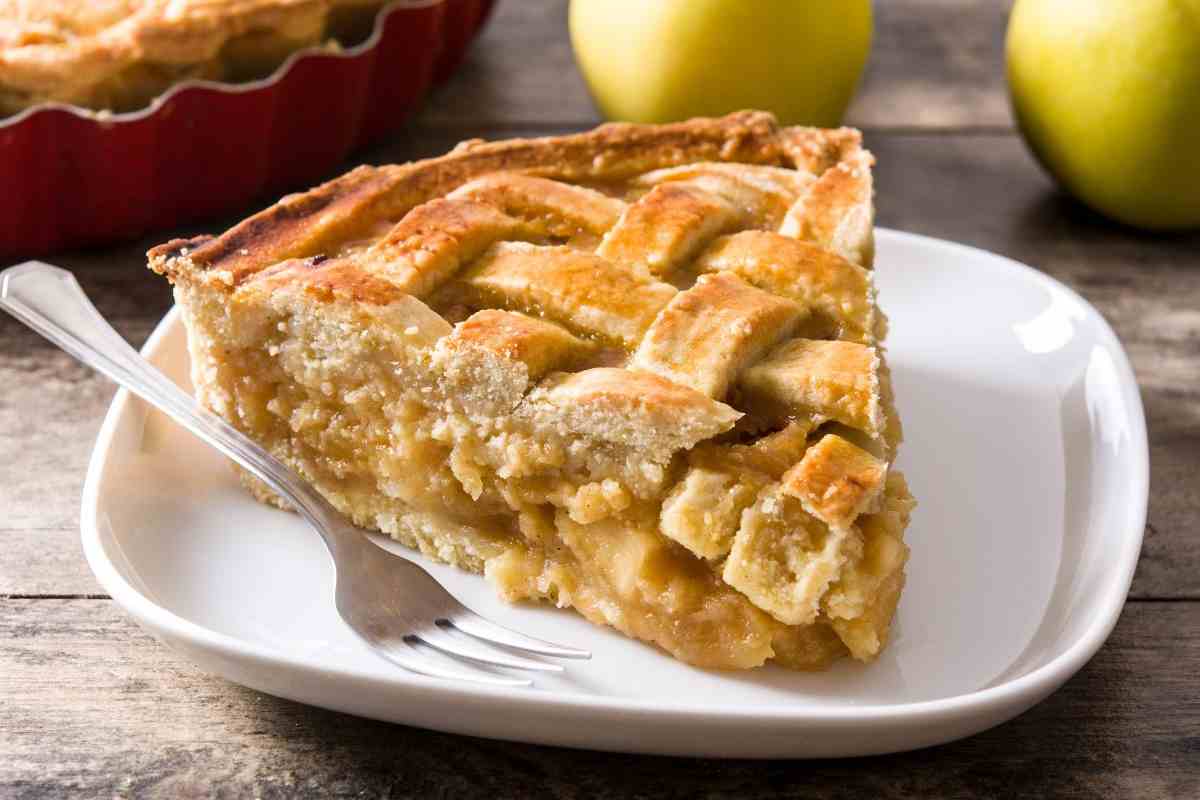 fetta di apple pie inglese