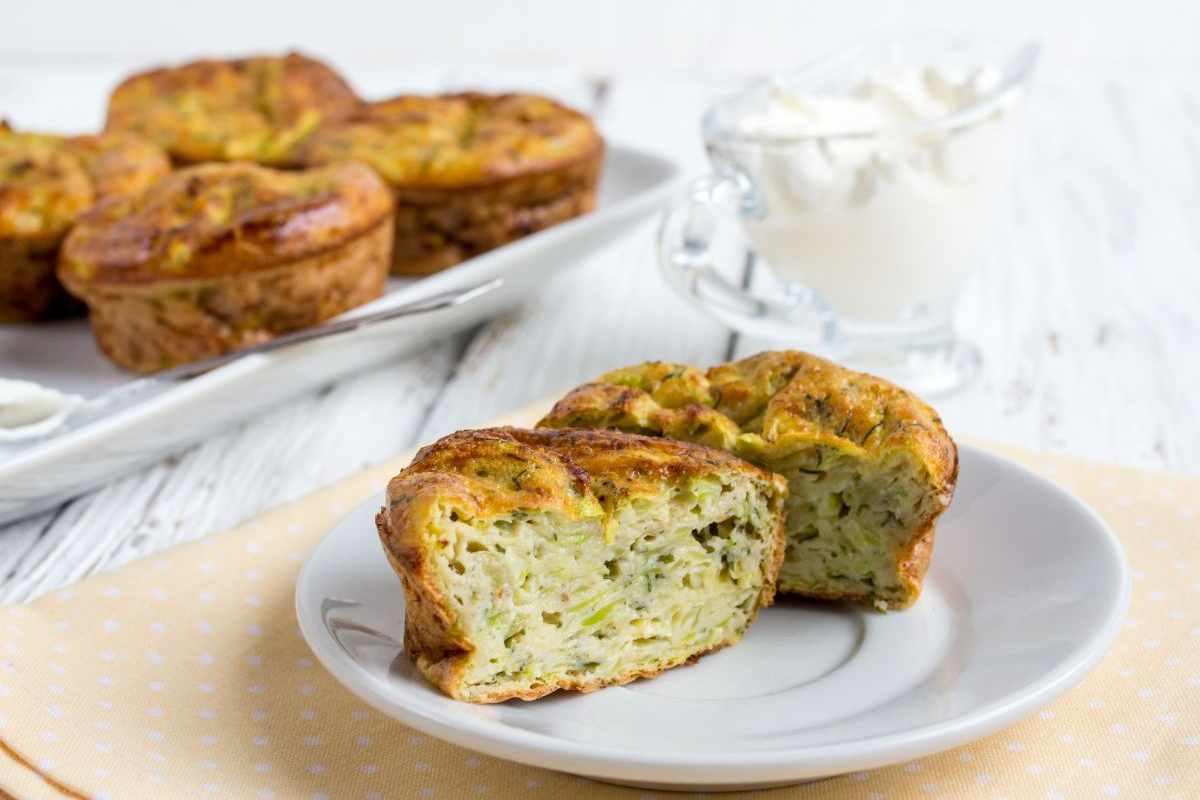muffin salati di zucchine