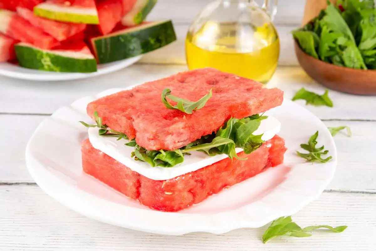 tramezzini con anguria