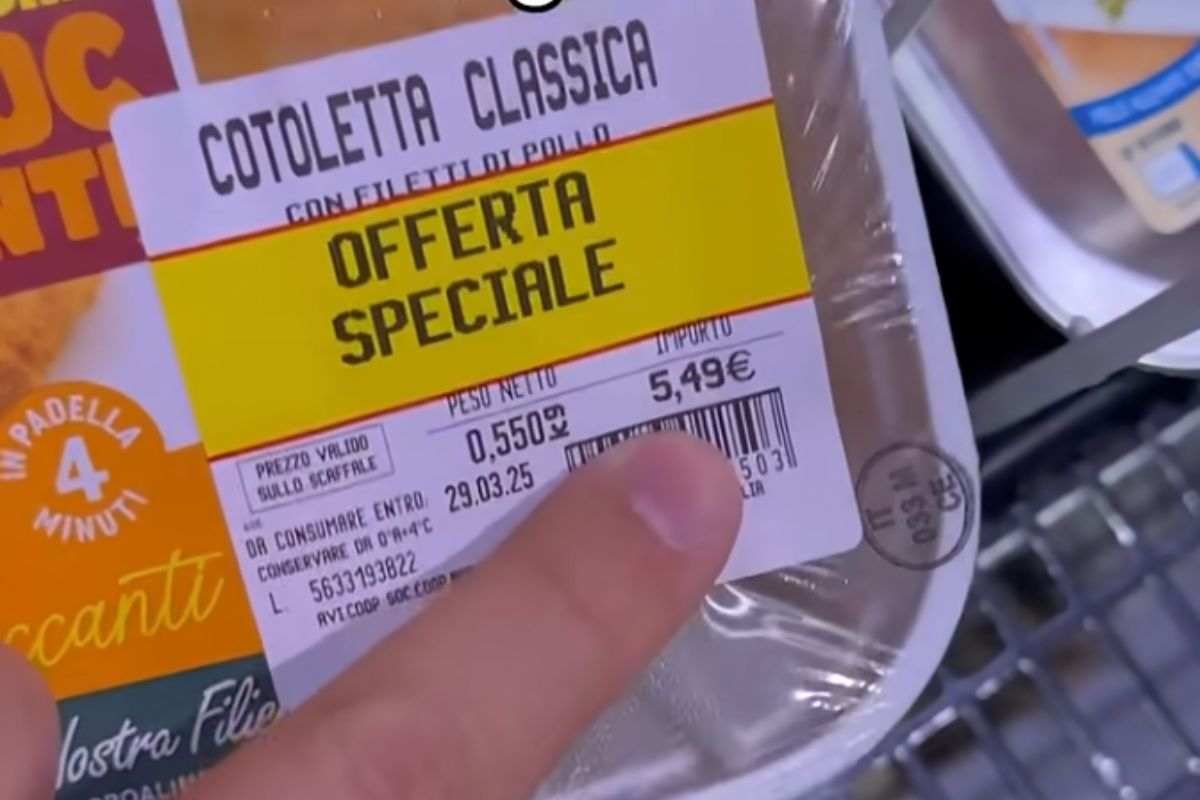 etichetta cotoletta classica