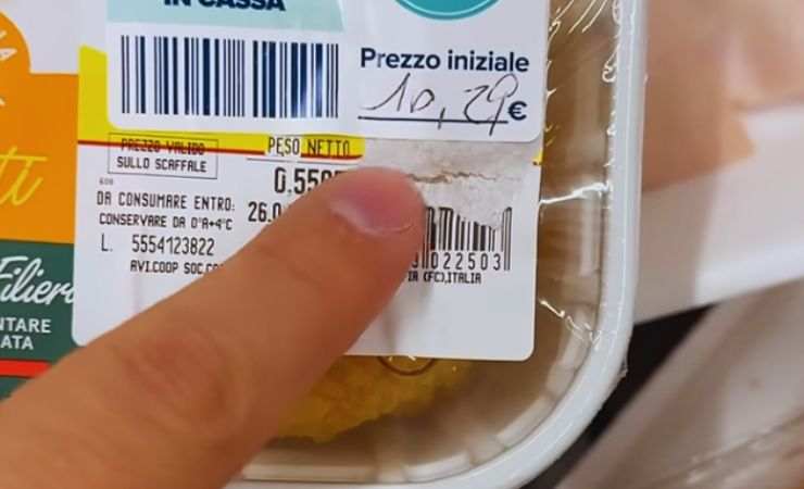 etichetta cotoletta classica