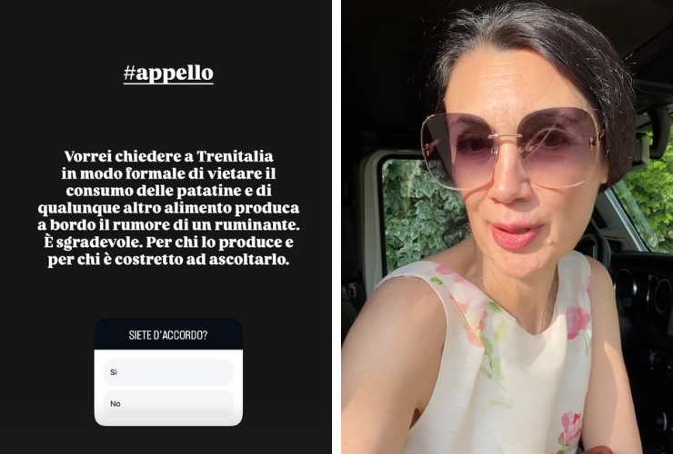collage con post di csaba dalla zorza e csaba dalla zorza con gli occhiali da sole