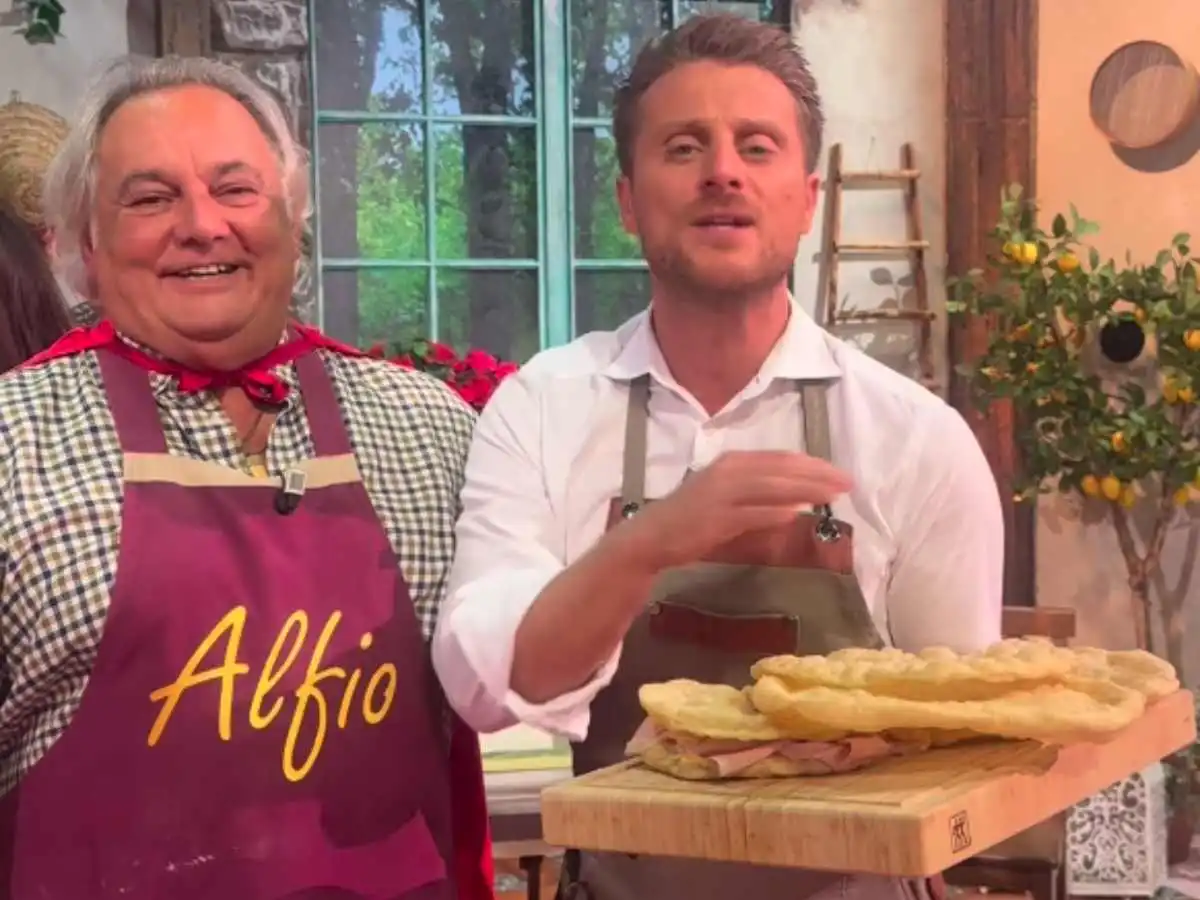 Alfio e Fulvio Marino con la fersulla