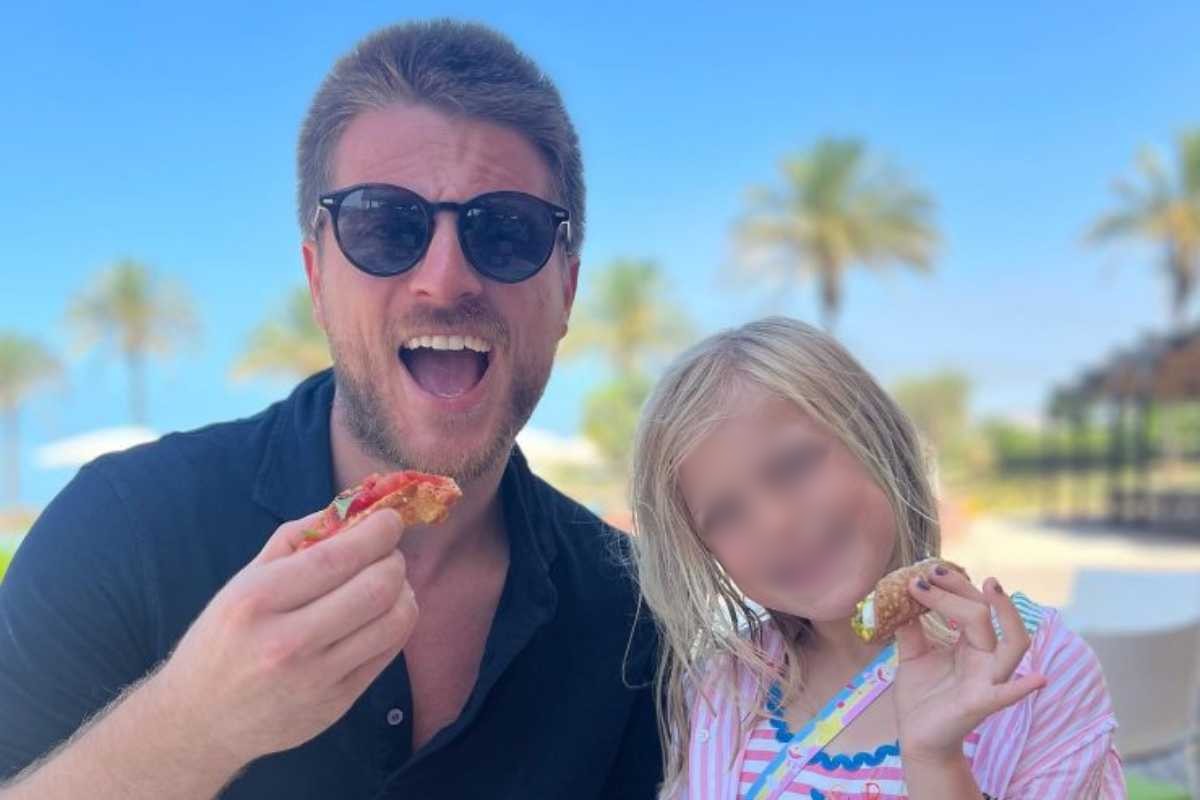 fulvio marino con la figlia
