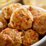 polpette fritte in una ciotola