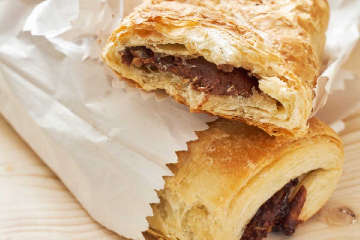 bombette di sfoglia con crema alla nocciola