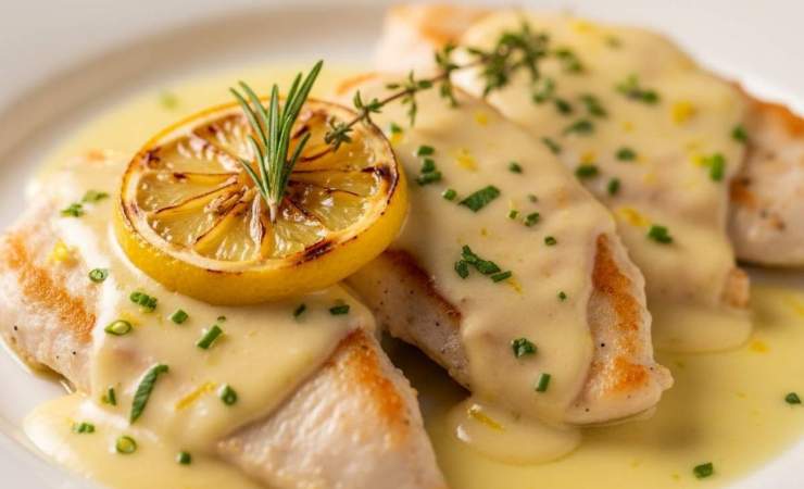 scaloppine cremose al limone