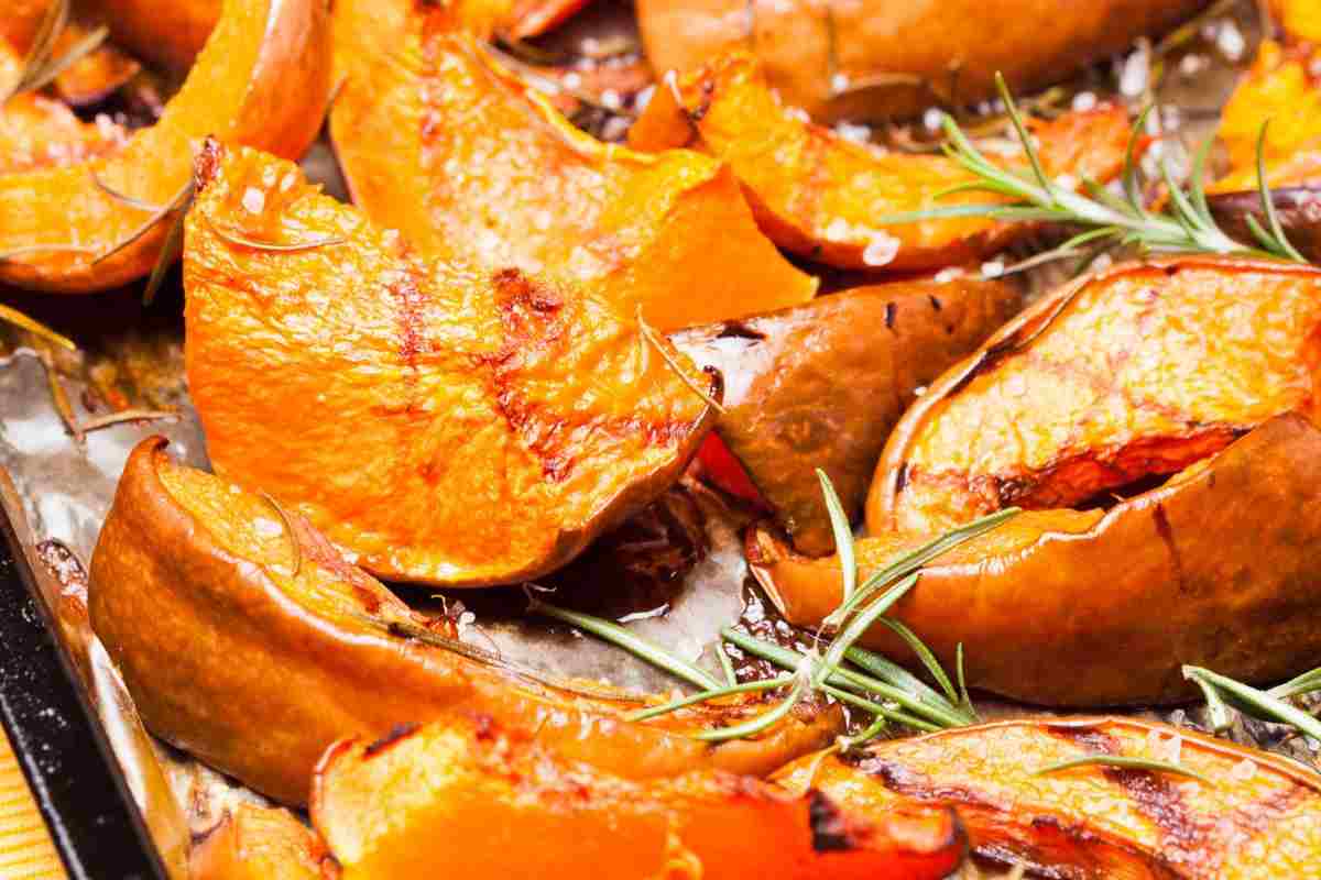 zucca al forno con spezie